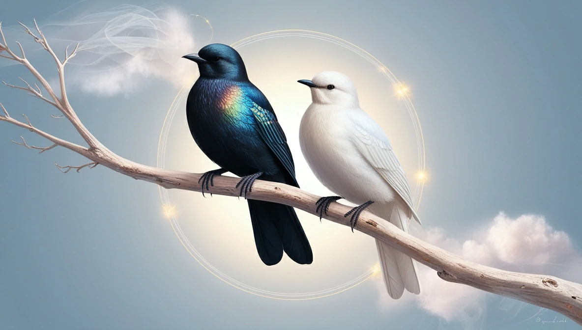 Spiritual Symbolism of Black and White Birds