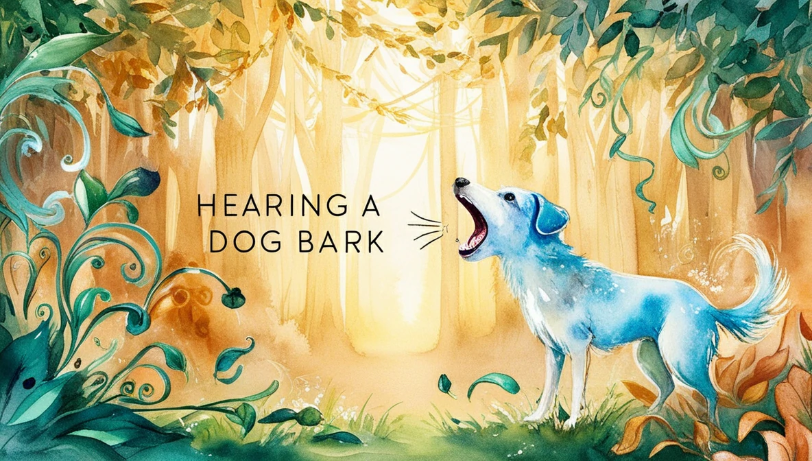 spiritual significance of hearing a dog bark