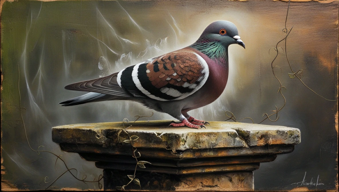 symbolic meaning of brown pigeons